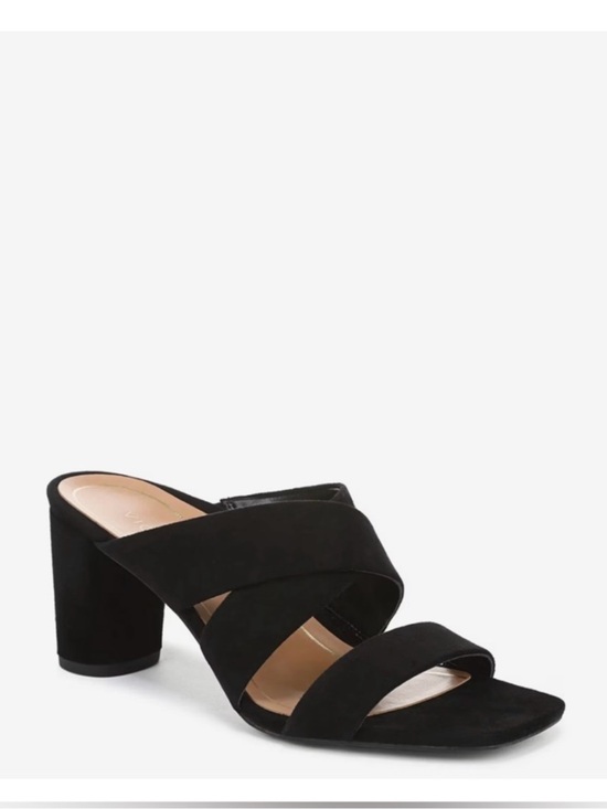 Vionic Shoes - Vionic Merlot Black Suede Slide Sandals Size 8